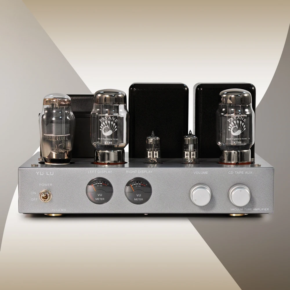 

REISONG 15W*2 Boyuu M5 KT88 Vacuum Tube Amplifier HiFi Power Amp Single-Ended Class A Valve Amplifier 15W+15W