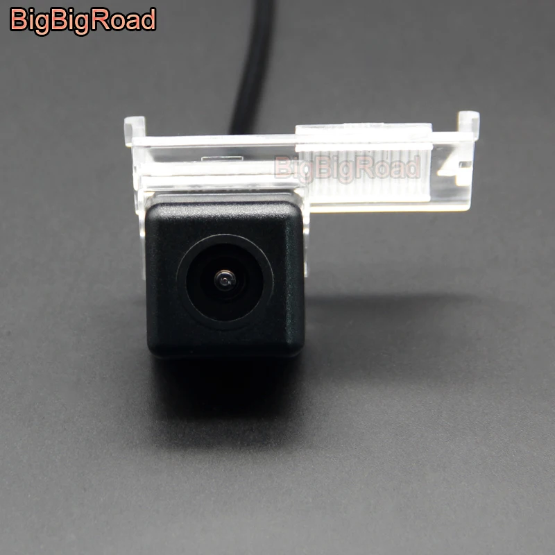 

BigBigRoad Car Rear View CCD Camera For Peugeot 207 208 301 308 406 407 408 508 607 807 C5 3008 2012-2014 307 DS5 DS6 RCZ 2011