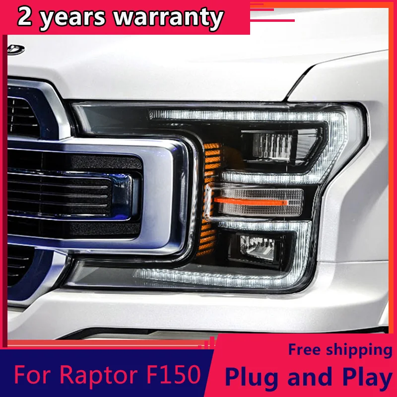 

KOWELL Car styling for Ford f150 2017-2019 ALL LED headlight for F150 Headlight headlight Accessories