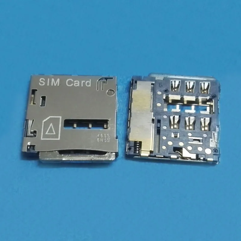 1Pcs Reader Sim Card Socket For Samsung Galaxy N7105 N719 N7108D N7102 L900 I869 I8160 E330 E300 I317 Slot Tray Holder Connector