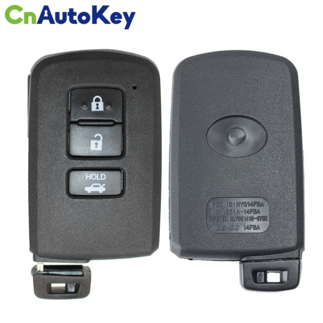 CN007148 Aftermarket Smart Remote Key 3 Button 434MHz For Toyota FCC ID 281451-0020