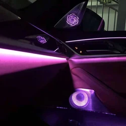 Spaeker Upgrade Kit For BMW G30 5 Series Door Tweeter Mid Loudspeaker Luminous Cover LED Audio Ambient Light HiFi Music Stereo