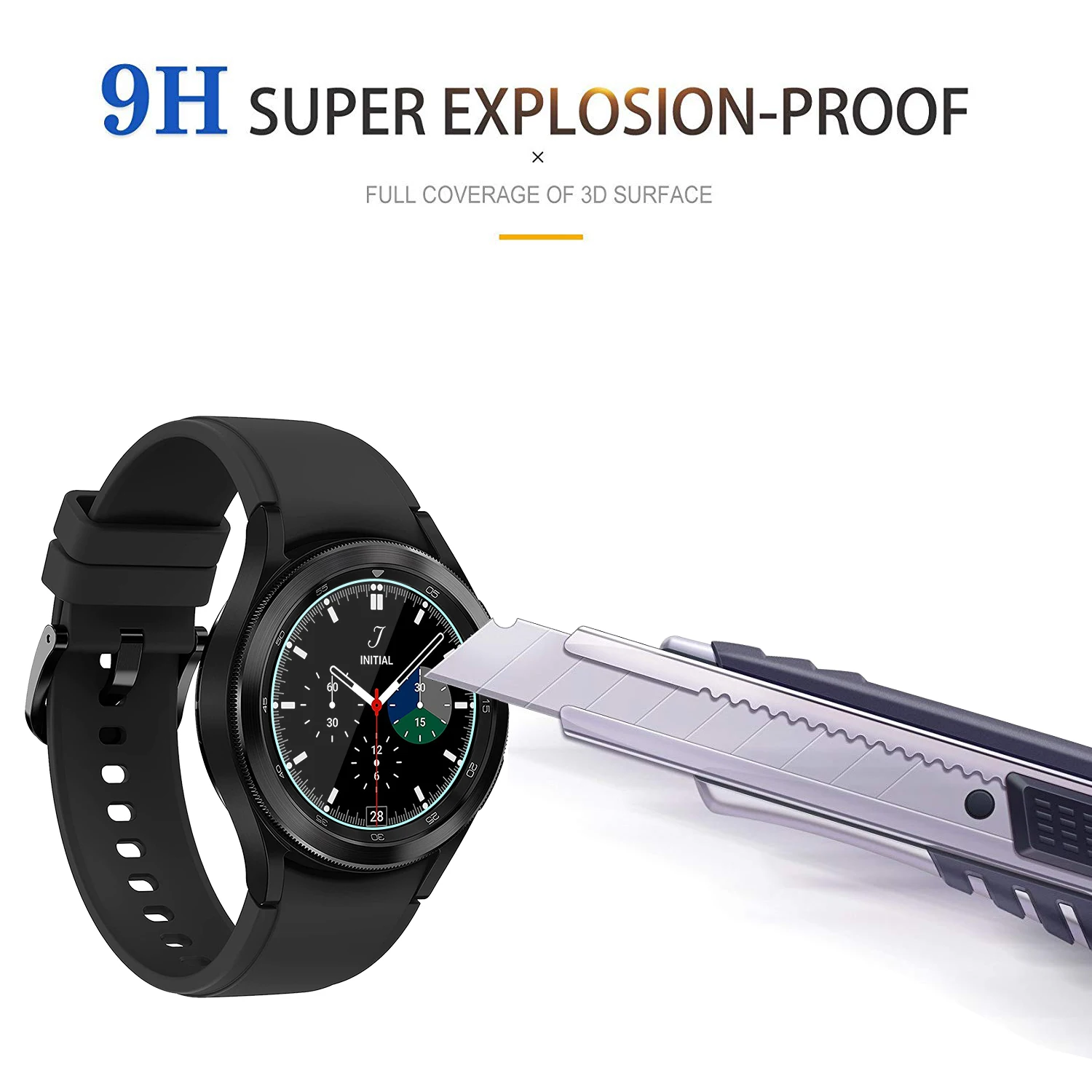 3 Gói Bảo Vệ Màn Hình Trong Cho SAMSUNG Galaxy Đồng Hồ 4 Classic 42Mm/46Mm Kính Cường Lực Độ Cứng 9H chống Trầy Xước Chống Vỡ