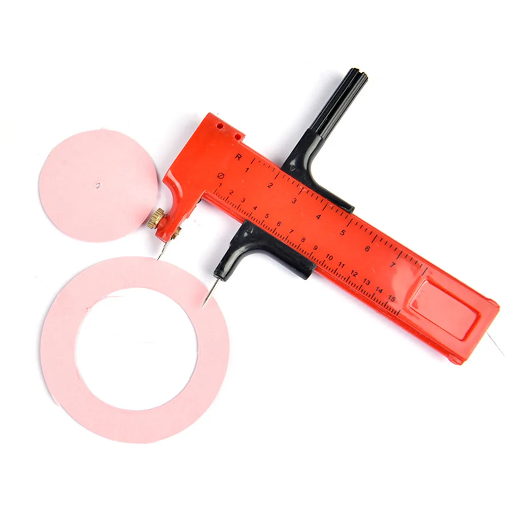 Rotary Compass Circle Cutter Paper Cardboard Rubber Vinyl Leather Art Craft Tool