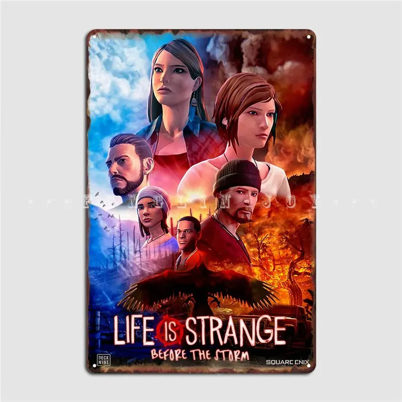 Life Is Strange Before The Storms Cinematic Movie Metal Sign Wall Pub Club Bar Design Garage Decoration Tin Sign Poster