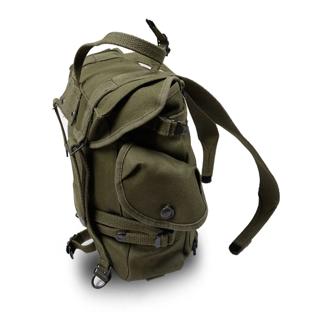 WWII WW2 UNS ARMEE M1945 OBEREN PAKET PACK SUBPACKAGE LEINWAND TASCHE WANDERN RUCKSACK