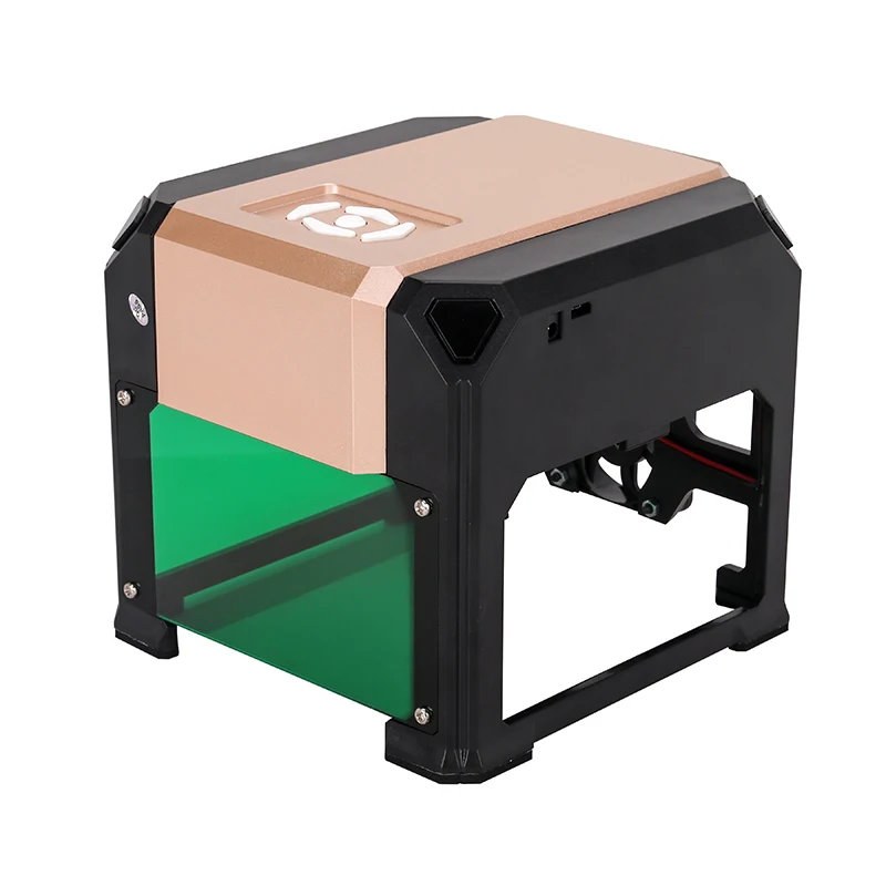 CNC Laser Engraver 3000MW DIY Logo Mark Printer Cutter Laser Engraving Machine Woodworking 80x80MM Engraving Range 3W Mini Laser