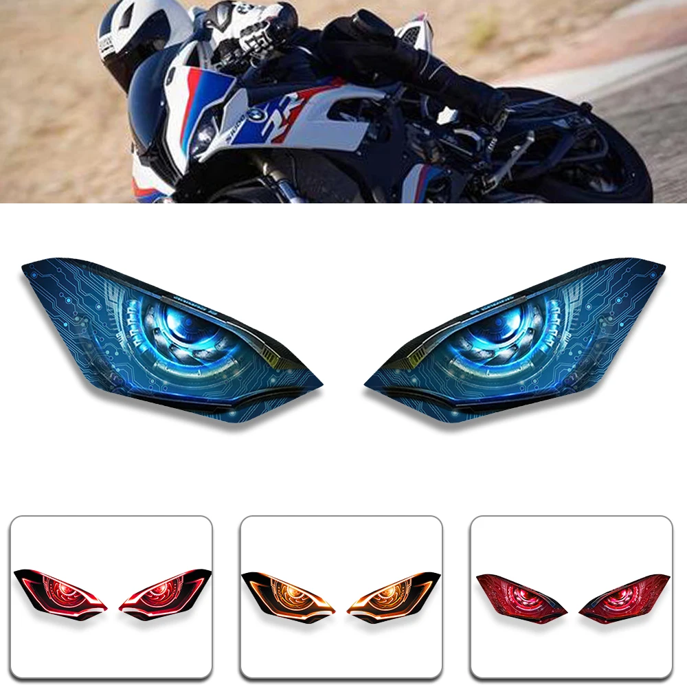 FOR BMW S1000RR S1000 RR 2019 2020 2021 headlight sticker headlight decal headlight modification protection sticker