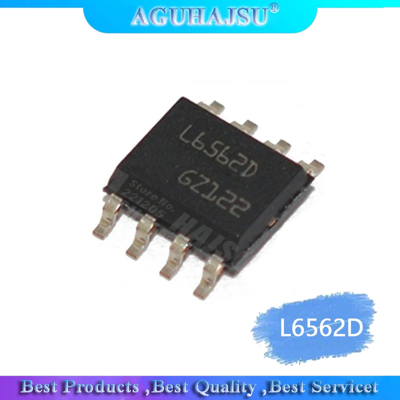 10PCS  L6562D SOP8 L6562 SOP SMD L6562DTR SOP-8 new and original IC