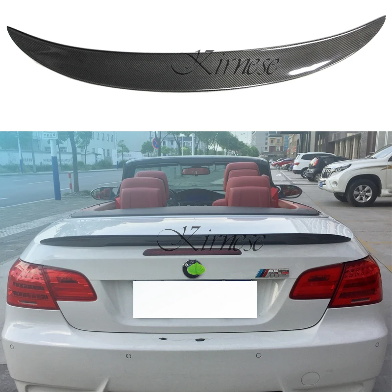 

P style Carbon Fiber Rear Spoiler For BMW 3 Series E93 Convertible Black and Primed Spoiler 2007-2013