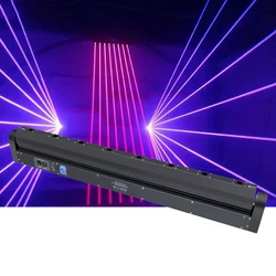 8 occhi testa mobile luce Laser DMX rosso verde blu linea effetti Laser proiettore di illuminazione scenica DJ discoteca pista da ballo luci per feste