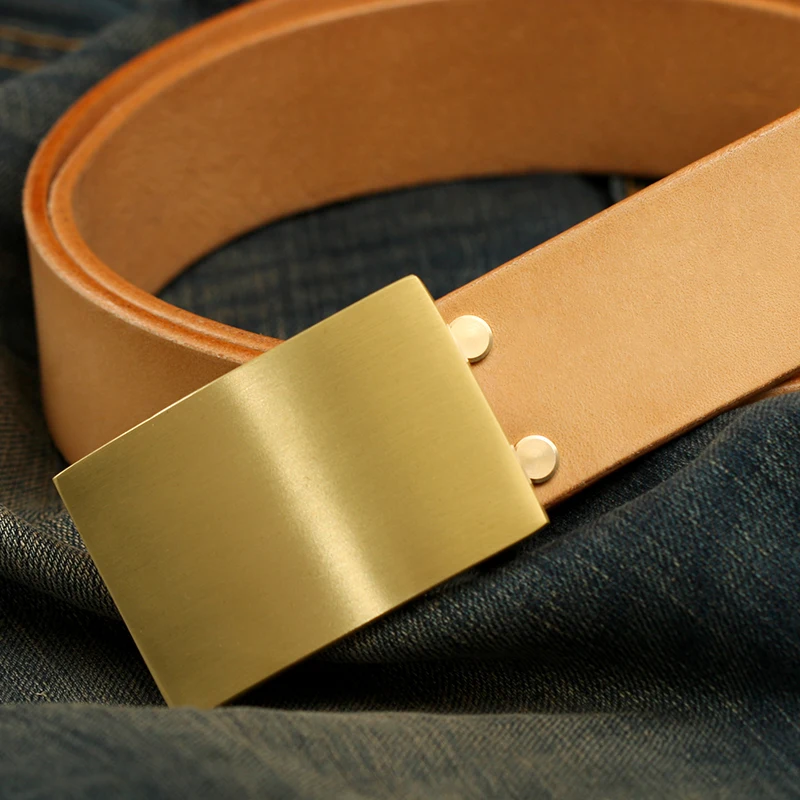 Men Designer Belt Luxury Brand Fashion Copper Needle Punk Rock Luxury Belt Men Chain Belt