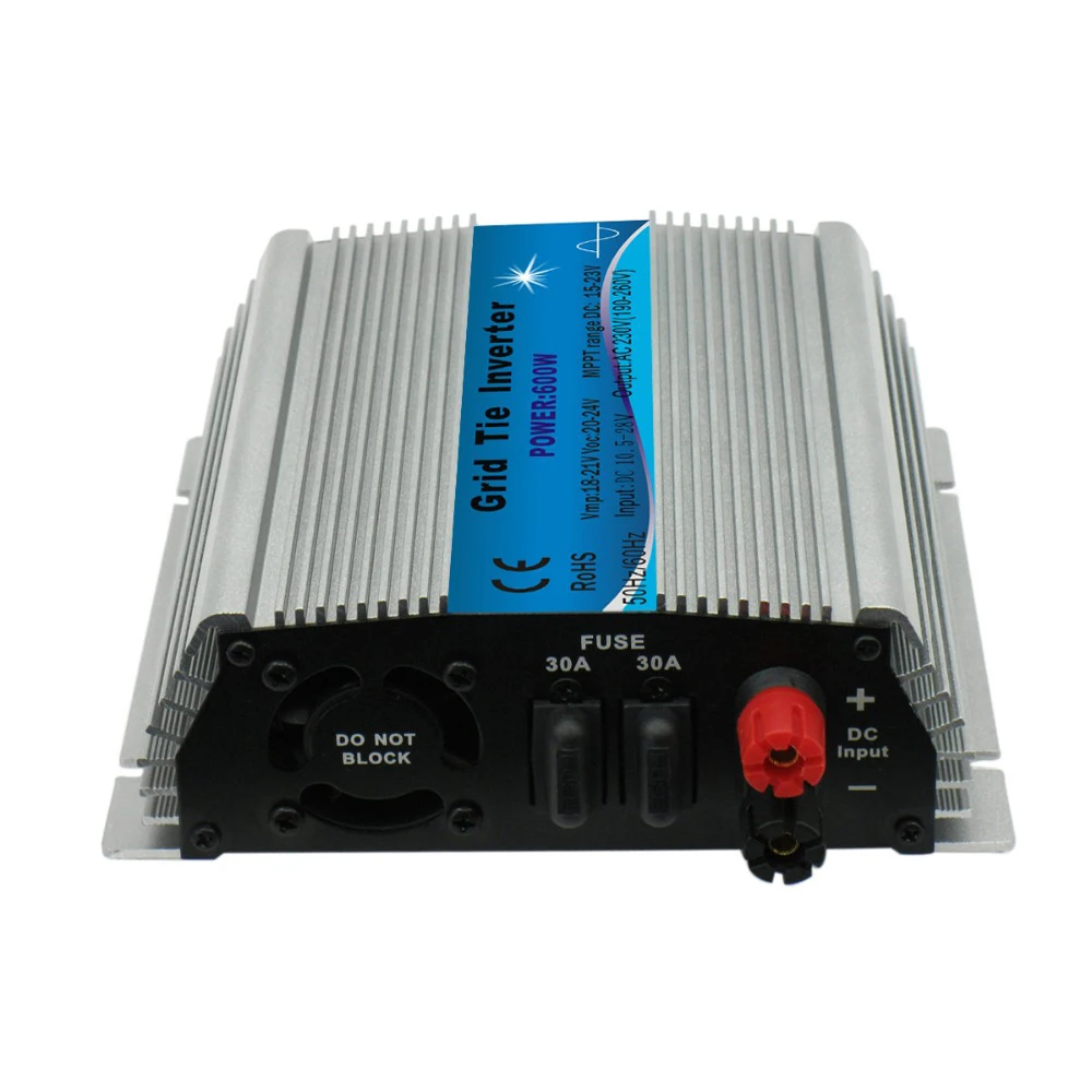 600W Grid Tie Solar Inverter,Mppt Pure Sine Wave Power Inverter,11-32V or 22-60V DC input,120/230V AC output,CE,free shipping