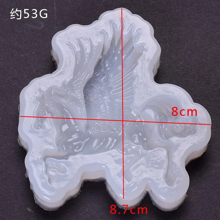 Horse with wings Silicone Mold Epoxy Resin Supplies Animal Cabochon Mold Resin Crafts Clear Resin Mold Resin Art Supplies