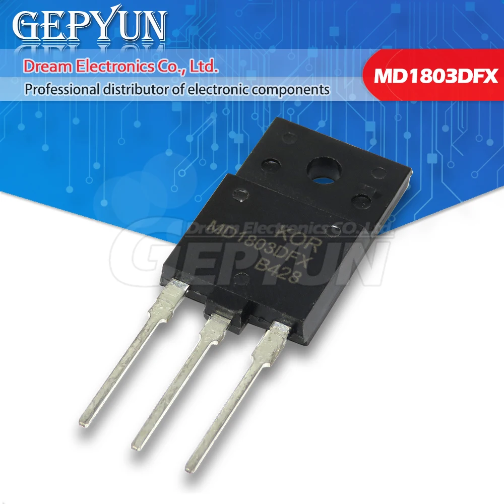 10Pcs MD1803DFX TO-3P MD1803 TO-3PF