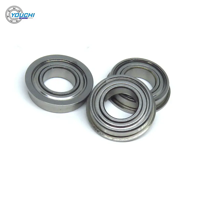 10pcs SF6800 ZZ 10x19x5 mm Stainless Steel Flange Ball Bearings 6800 61800 F6800 F61800 Z Miniature Flanged Bearing