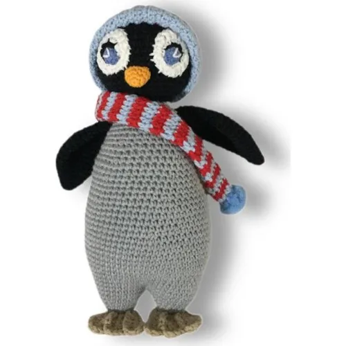 Amigurumi Hand-Knitted Toy Penguin Mavis 20 Cm