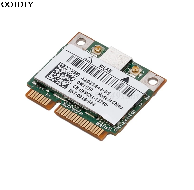 بطاقة واي فاي DW1520 Dual Band ، PCI-E BCM943224HMS ، لـ DELL