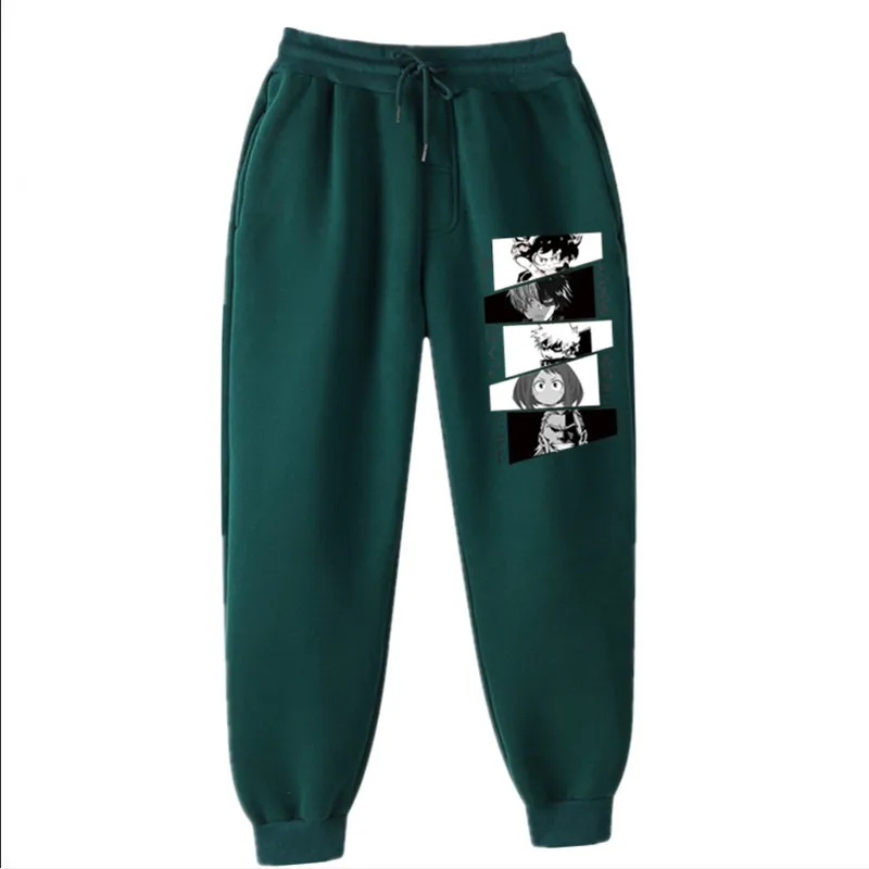 Japan Anime Hunter x Hunter Print pants Men's Sweatpants Joggers Lounge Pants Pockets Outdoor Hiking Running Trousers SweatpantS