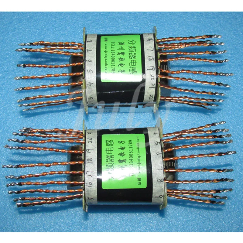 

1pair Amorphous dual C iron core multi-stage adjustable inductance 3.5A speaker frequency divider/tweeter volume transformer