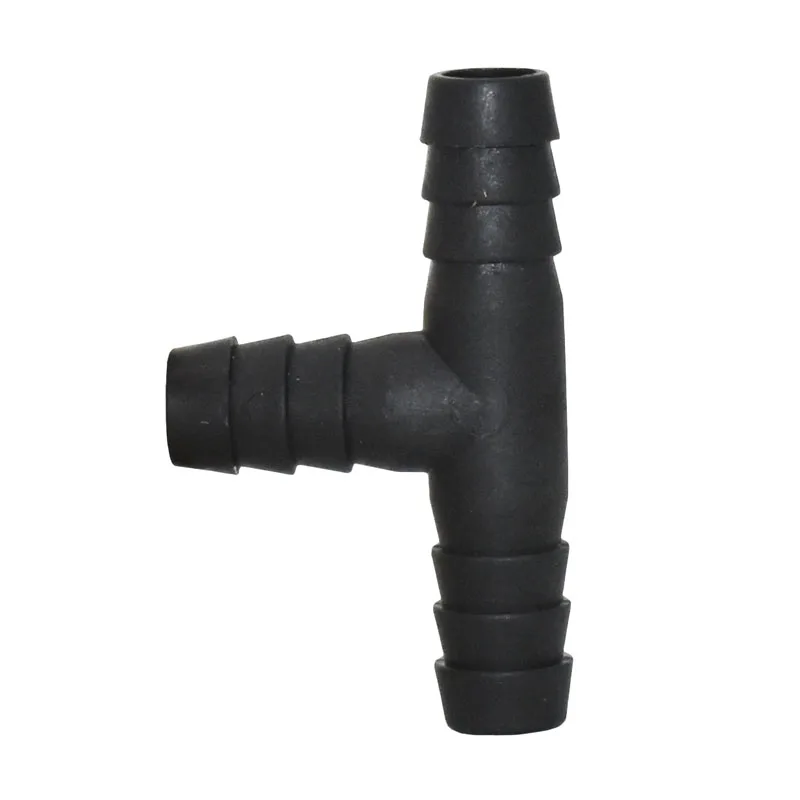 10 sztuk Tee Tube długość 55mm 12/8mm średnica drób zwierząt gospodarskich instalacja wody pitnej ogród złącza wody podlewanie wąż