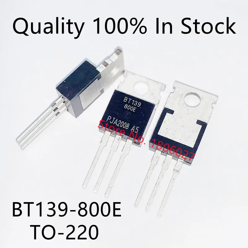 10pcs/lot BT136-600E BT137-600E BT138-600E BT139-600E BT136-800E BT137-800E BT138-800E BT139-800E TO-220 BT136 BT137 BT138 BT139