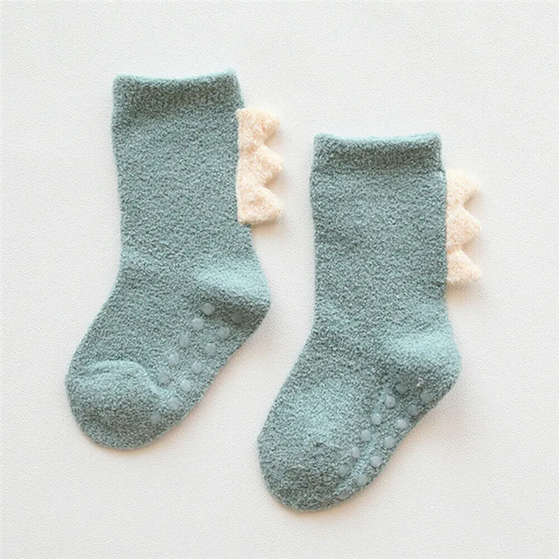 0-5Y Baby Cotton Warm Socks Shoes Non-slip Infant Walk Socks baby newborn Shoes Winter Floor Casual Toddler Anti-slip High Sock