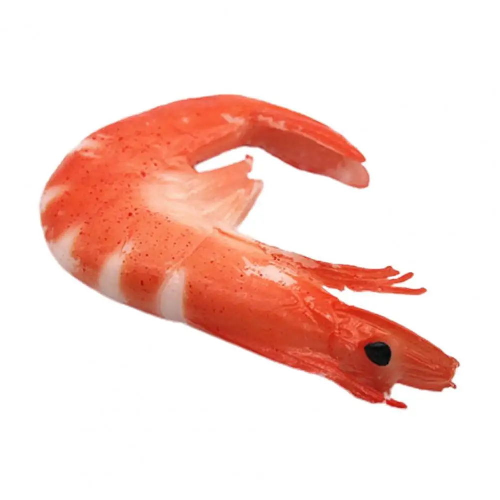 Simulatie Prawn Speelgoed Pretend Play Sleutelhanger Hanger Diy Decoratie Hoge Simulatie Eten Play Model Keuken Scène Grappig Speelgoed