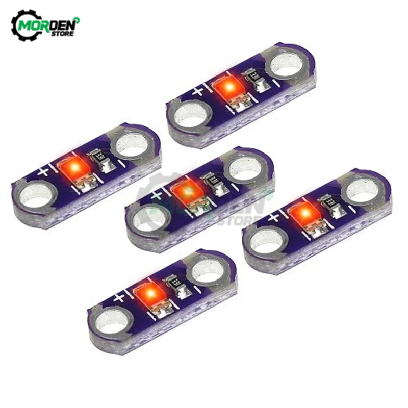 5pcs 3V-5V 40MA Mini LilyPad LED Module SMD LED Equipment for Arduino Light Module Red/Blue/Yellow/Green/White Board