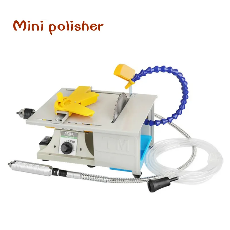 Mini 850W Multifunction  Table Saw Stone Polisher Jade Engraving Machine Grinding machine Table Saws  Cutting machine for free