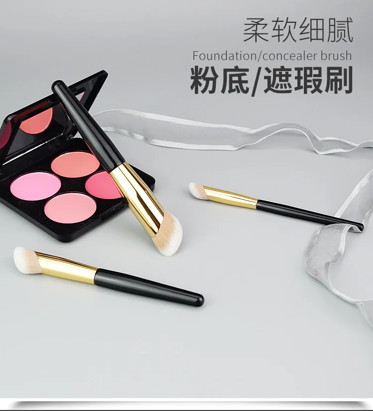 1pc Angled Foundation Makeup brushes Liquid detail Concealer Make up brushes rhombus cover up Face essential cosmetic tools