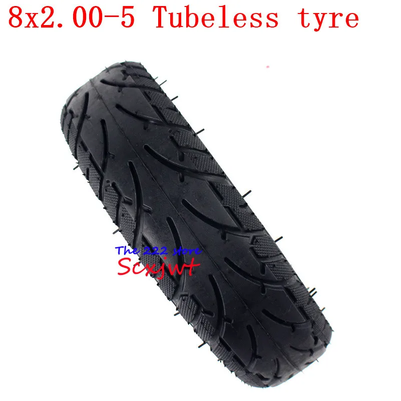 Pneumatico per ruote Tubeless 8 x2.00-5 di buona qualità per MINI motore elettrico per sedia tascabile 8*2.00-5