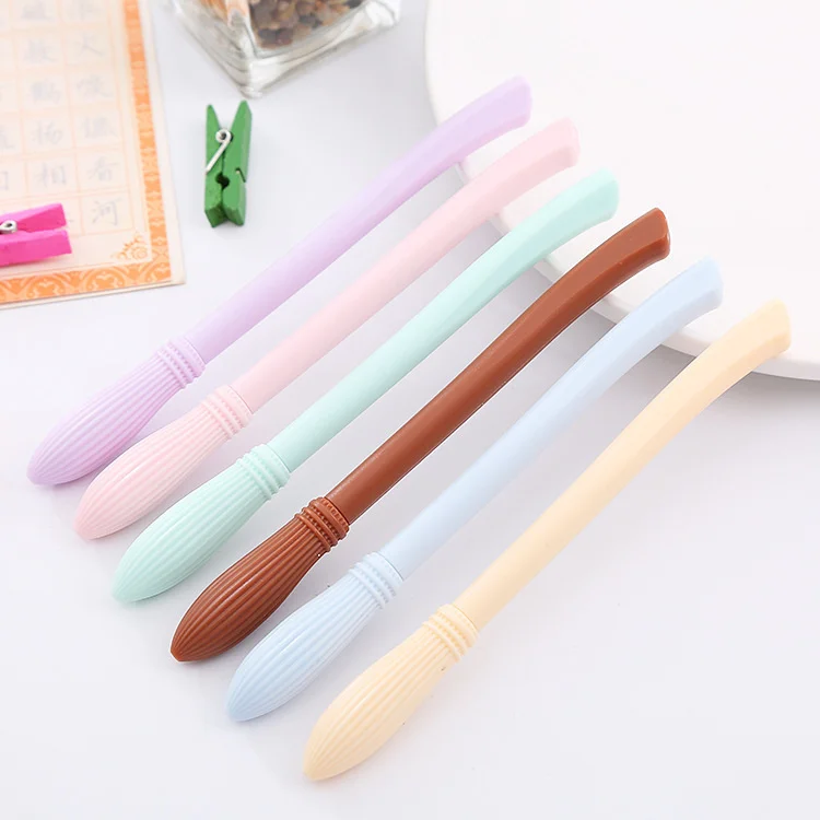 Ellen Brook 1 PCS Cute Creative Macarone Sky Broom Kawaii Cartoon Stationery Material Office School Supplies Kids Gifts Gel Pen