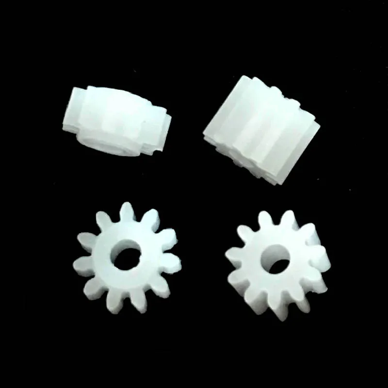 112A Modulus 0.5M Small Pinion 11 Teeth OD=6.5mm 2mm Shaft Tight Pom Plastic Gear Toy Model Accessory (100pcs/lot)