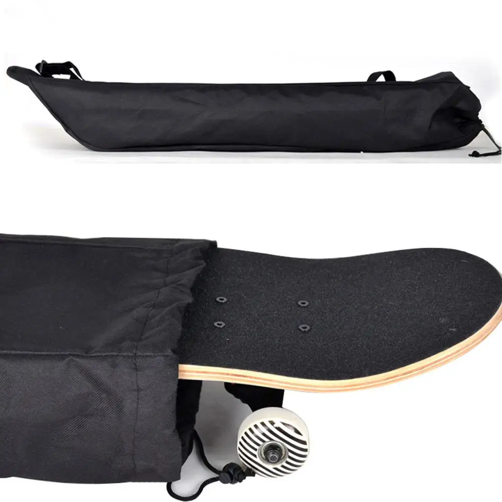 New 87Cm Long Skateboard Bag Oxford Cloth Skateboard Bag 31.5 Inch Skateboard Carrying Case Shoulder Travel Longboard Backpack