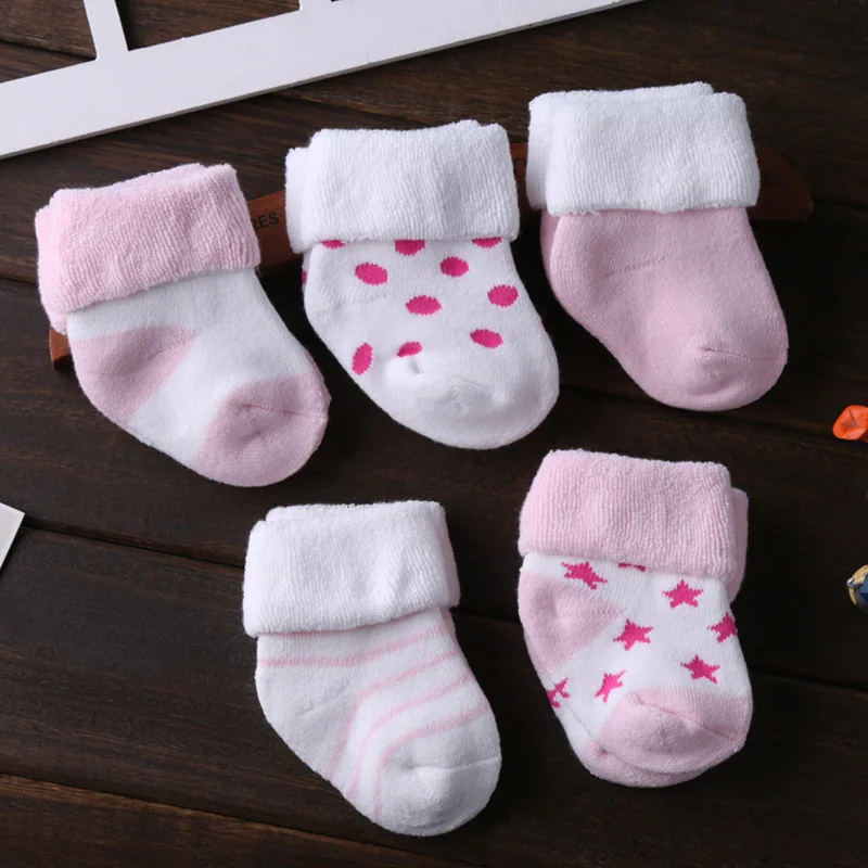 5Pcs/lot Infant Baby Socks Summer Baby Socks for Girls Cotton Newborn Boy Toddler Socks Baby Clothes Accessories