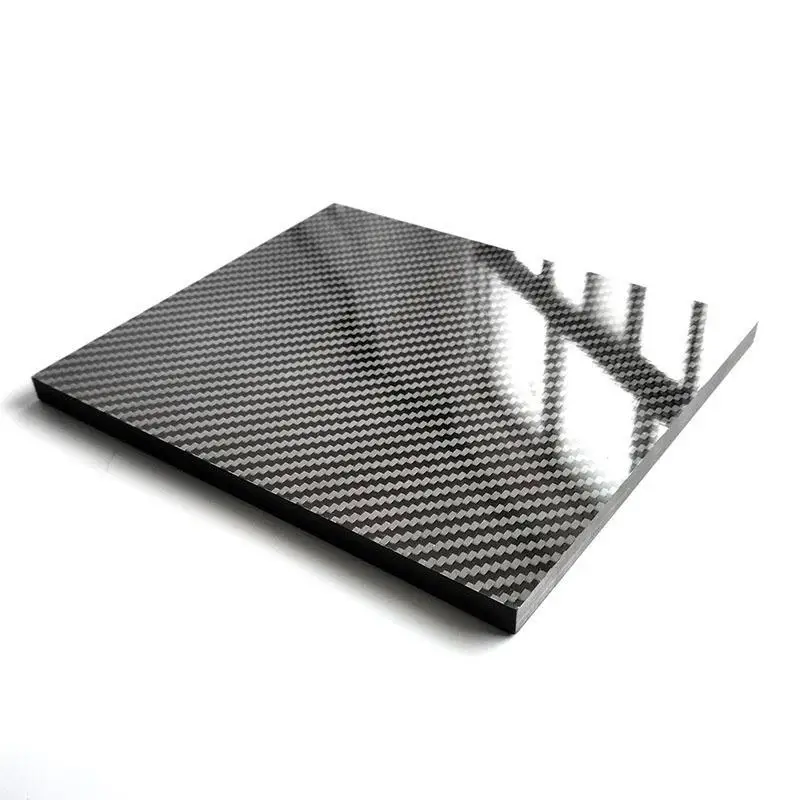 200x250mm Thickness 0.5-2.5mm High-Strength High-Temperature Laminated 3K Carbon Plate Carbon Fiber Sheet