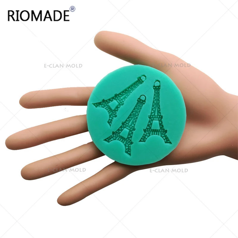 France Paris Tower Epoxy Mold Fondant Cake Decorating Tools Architecture Silicone Molds Chocolate Sugar Baking Gypsum Ornament