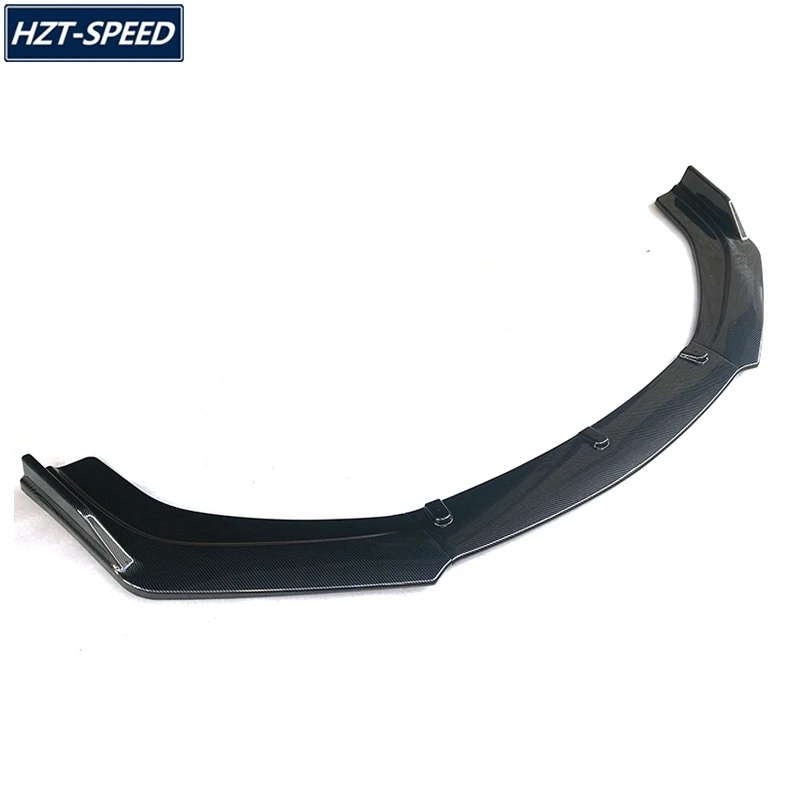 3 pezzi splitter ABS nero pala Spoiler paraurti anteriore labbro per Hyundai Verna Reina Accent 2010-2019