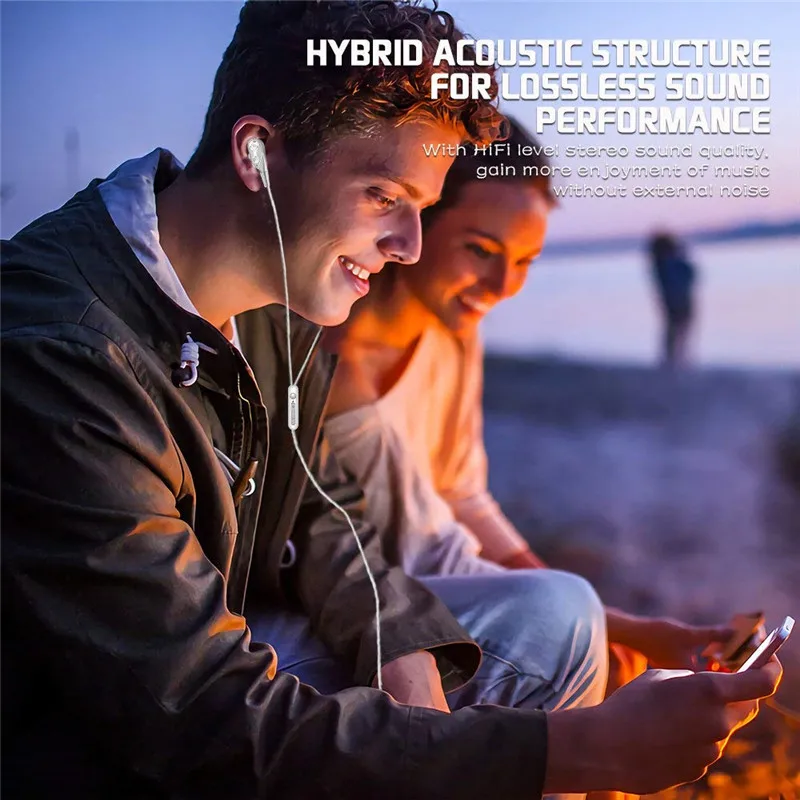 Auriculares estéreo universales con micrófono, cascos internos de graves para iPhone, huawei y Xiaomi de 3,5mm