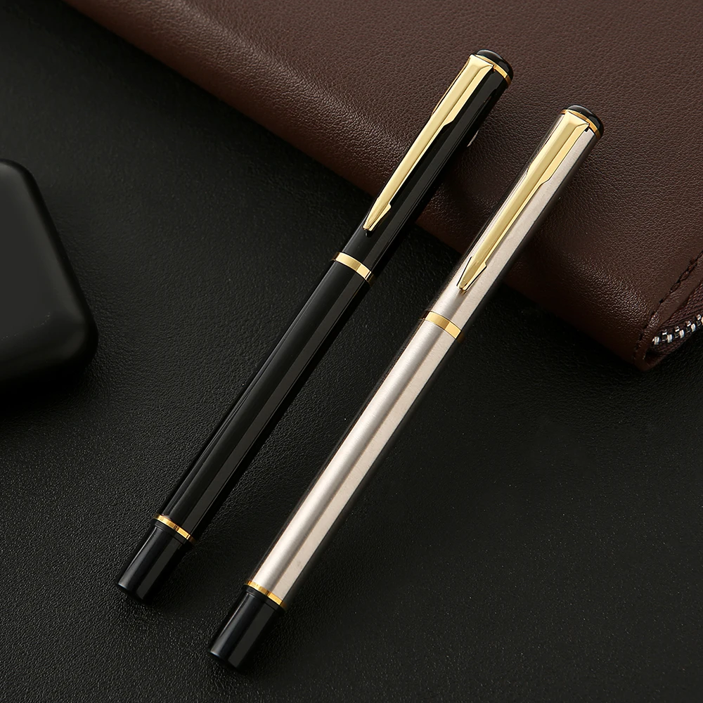 Guoyi A111 Luxe Staal Shell Gel Pen Metalen High-End Business Kantoor Geschenken En Corporate Logo Maatwerk Handtekening Pen