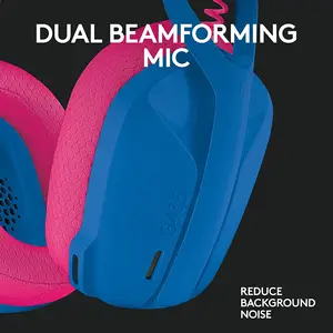 Logitech-Auscultors cho các trò chơi không dây Bluetooth Lightspeed, Hear Heard, Heated Micrô kết hợp, tương thích với Dolby Atmos cho PC, G435 10 Điện thoại bán hàng chính Logitech - №6