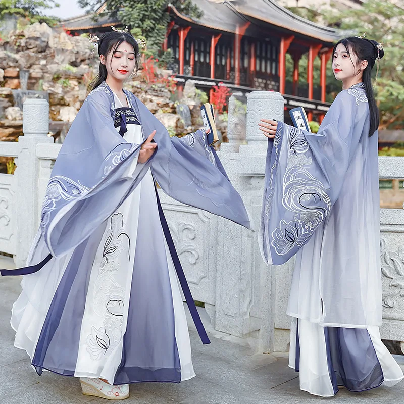 Fairy Costume Hanfu For Women Purple Princess Dress Chinese Traditional Clothing  Festival Outfits Ancient Clothes JL1733