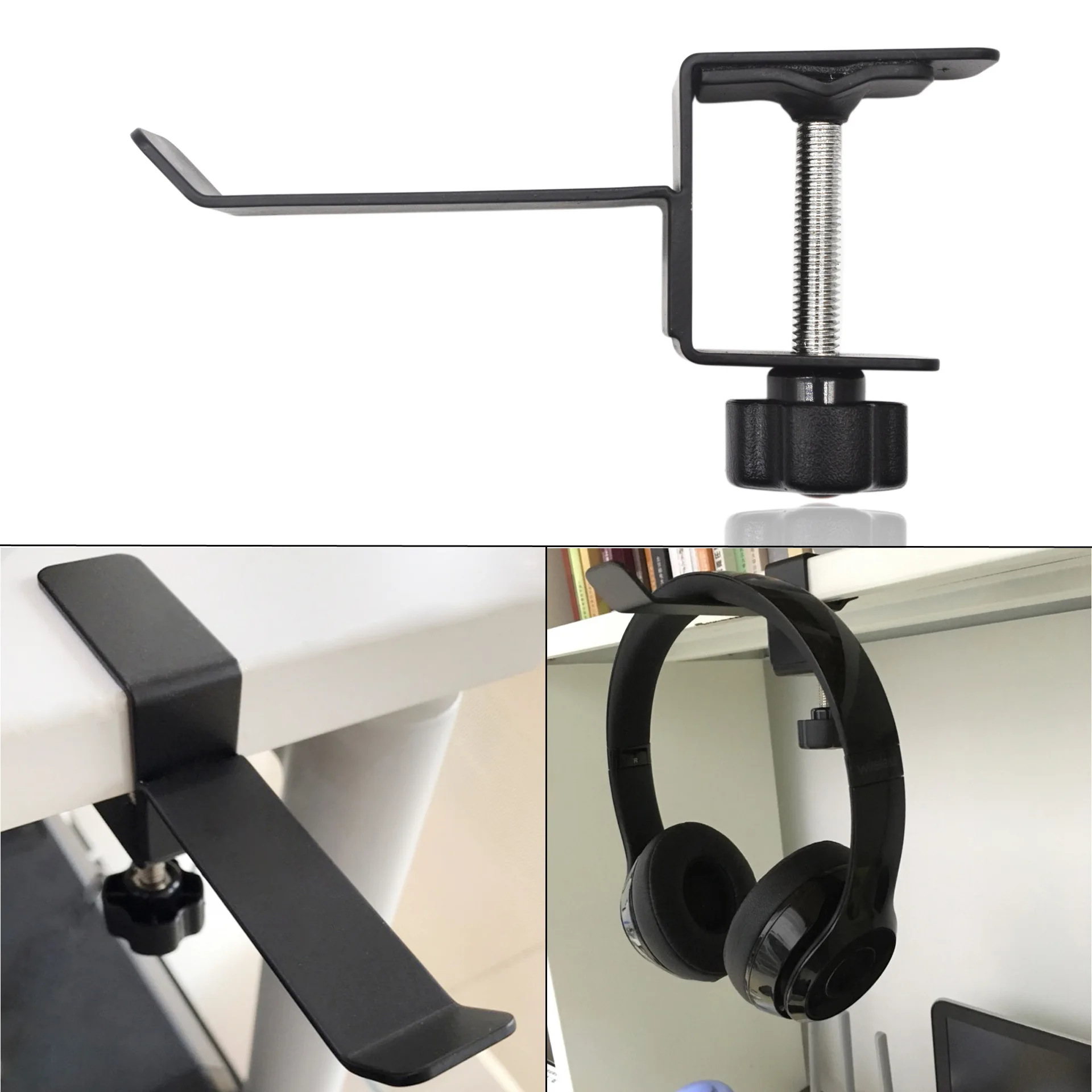 

Headset Aluminum Alloy Hook Big Headphone Display Stand Creative Headphone Rack Accessories Headphone Stand