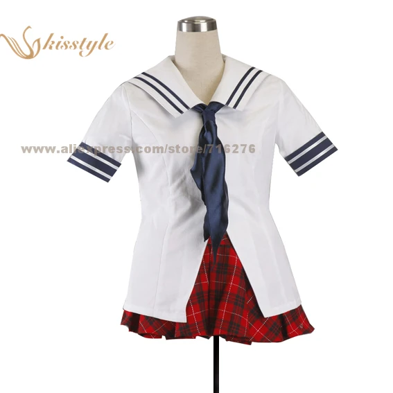 

Kisstyle Fashion Battle Vixens Ikki Tousen Sailor 1G Uniform COS Clothing Cosplay Costume,Customized Accepted