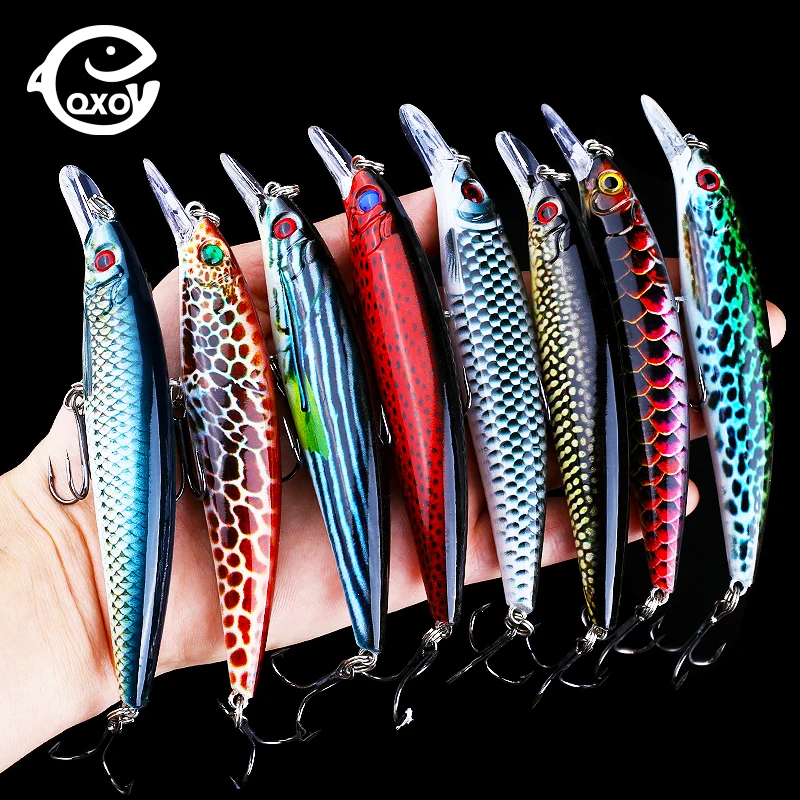 QXO Minnow Wobblers Fishing Hard Lures Everything Goods For Fishing Spinnerbait Swimbait Isca Artificial Bait Metal