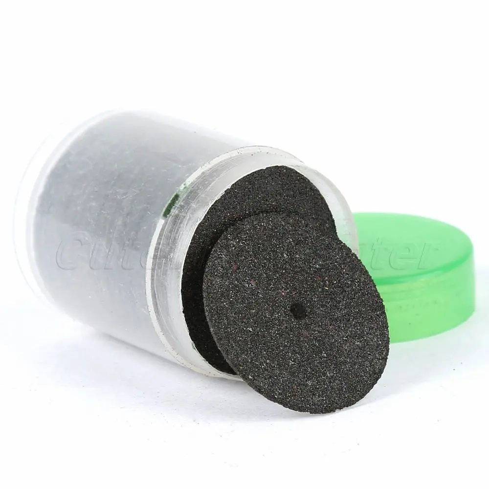 

36pcs/1tube Black Discs Dremel Rotary Tool Cut Off Wheels plate Disc 24mm Reinforced 0.6mm thick cut metal/plastic Abrasive Pad