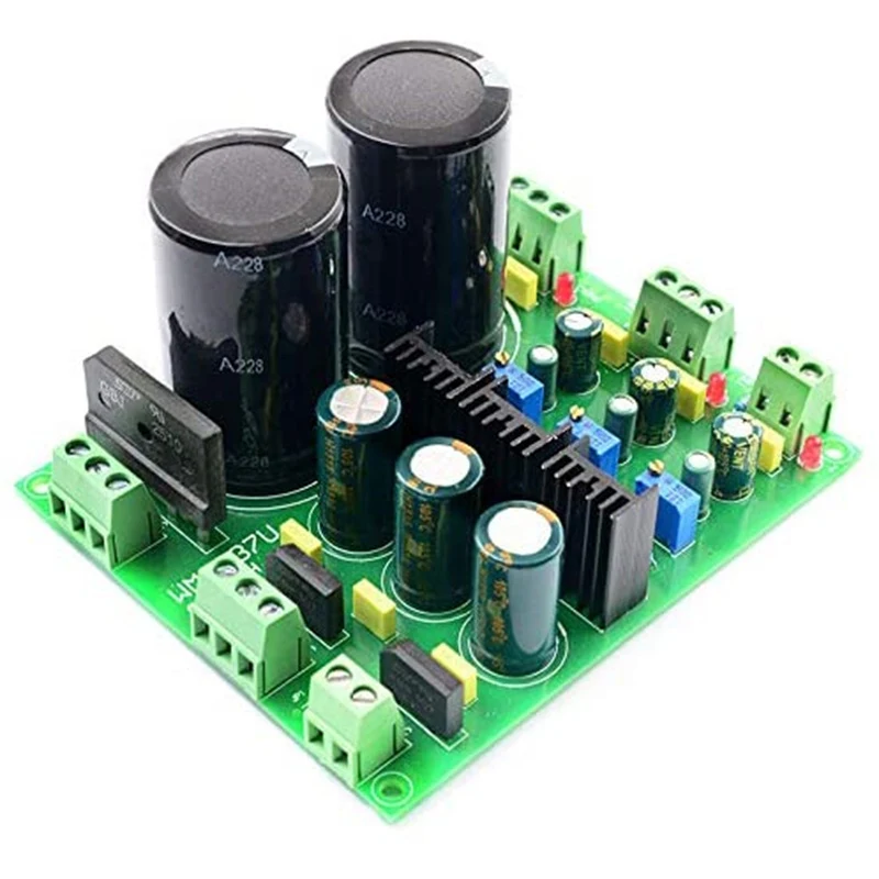 

1pc Positive and Negative Rectifier Filter Power LM317 LM337 Multi-Precision Adjustable Rectifier Regulator Filter Plate Moudle