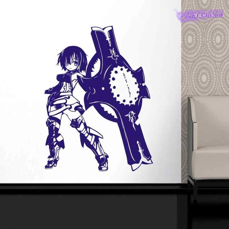 Mash Kyrielight Wall Decal FGO Shielder Vinyl Wall Stickers Decal Decor Home Decorative Decoration Anime Car Sticker