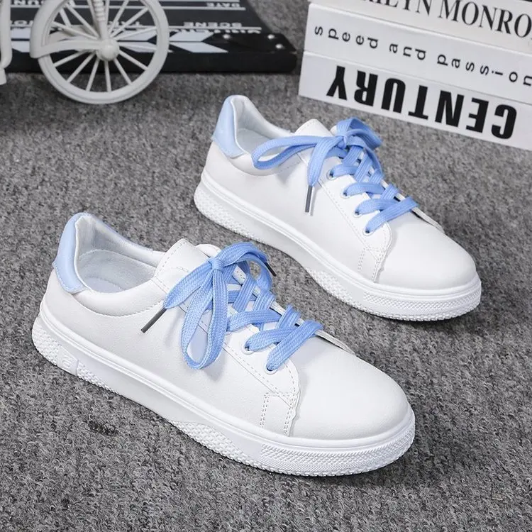 

20212021 Women Sneakers Fashion Breathble Vulcanized Shoes Women Pu leather Platform Shoes Women Lace up Casual Shoes